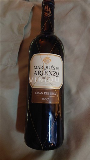 Vini Rouge sec Gran Reserva Marqués de Arienzo 2007 Spagna La Rioja Rioja DO