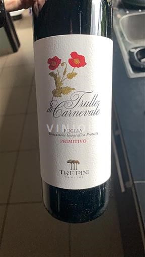 Апулія Примітиво ді Апулія Tre pini Trullo di Carnevale 2023