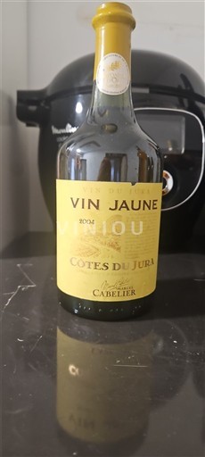 Vin Blanc sec Caveau de Bacchus Cabelier 2004 France Jura Côtes-du-jura AOC