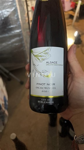 Vinos Rouge sec Oscar Truschel Cave de Beblenheim 2021 Francia Alsacia Vin de France