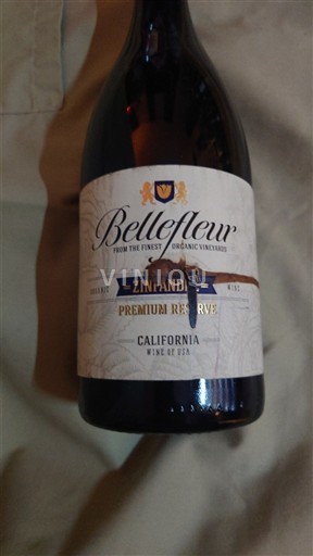 California AVAs Not Specified Bellefleur Premium Reserve 2012