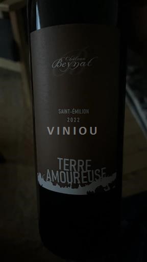 Bordeaux Saint-Émilion Château Beydal Terre Amoureuse 2022