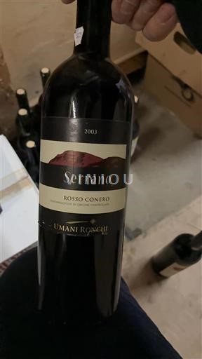 Viinit Rouge sec Serrano Umani Ronchi 2003 Italia Marche Rosso Conero DOC
