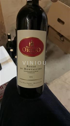 Toscana Rosso de Montalcino Pian dell'Orino 2001