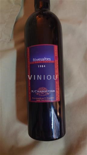 Roussillon Rivesaltes M. Chapoutier 1984