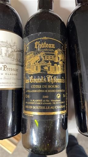 Bordeaux Côtes-de-bourg Château Les Grands Thibauts 2000