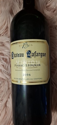 Bordeaux Pessac-Léognan Château Lafargue 2006