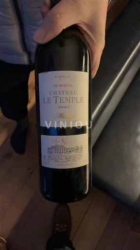 Burdeos Médoc Château Le Temple 2003