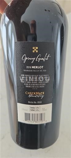 Viinit Rouge sec Opening Gambit CheckMate Artisanal Winery 2019 Kanada Brittiläinen Kolumbia Okanagan Valley