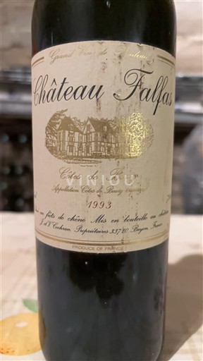 Bordeaux Côtes-de-bourg Château Falfas 1993