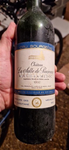 Bordeaux Moulis-en-Médoc Château La Salle de Poujeaux 1992