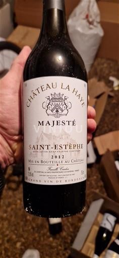 Bordeaux Saint-Estèphe Château La Haye Majesté 2012