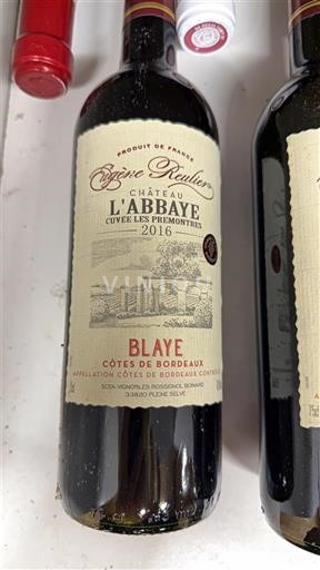 Burdeos Blaye-Côtes de Burdeos Château L'Abbaye Les Prémontrés 2016