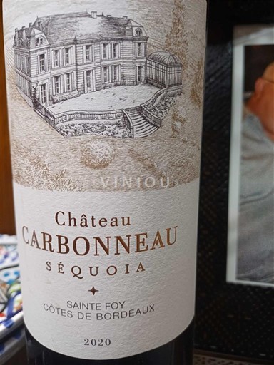 Vinos Rouge sec Séquoia Château Carbonneau 2020 Francia Burdeos No especificado AOC
