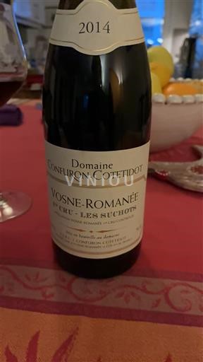 Borgonha Vosne-romanée Premier Cru Domaine Confuron-Cotetidot Les Suchots 2014