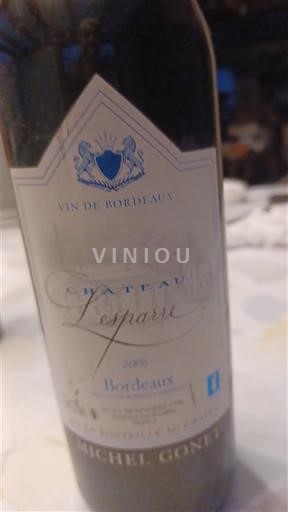 Bordeaux Château Lesparre 2006
