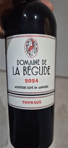 Provence Bandol Domaine La Bégude Thyrsus 2024