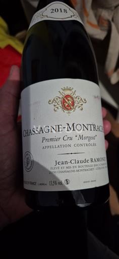 Burgundija Chassagne-Montrachet Premier Cru Jean-Claude Ramonet Premier Cru Morgeot 2018