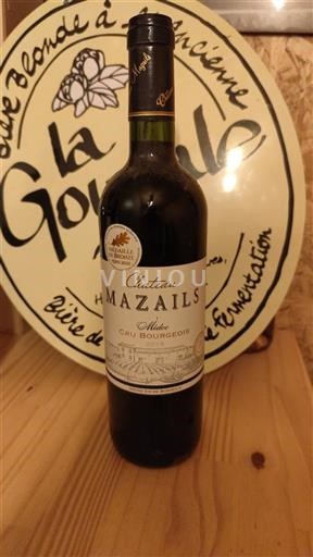 Vinos Rouge sec Château Mazails Non millésimé Francia Burdeos Médoc AOC