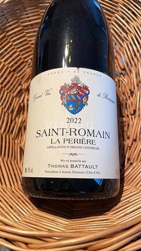 Bourgondië Saint-Romain Domaine Thomas Battault La Périère 2022