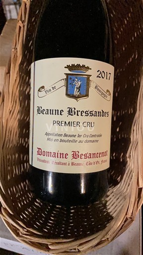 Burgundy Beaune Premier Cru Domaine Besancenot Beaune Bressandes 2017