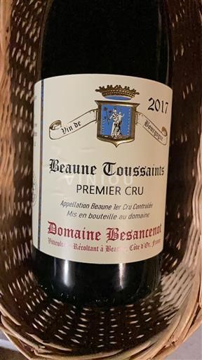 Burgundy Beaune Premier Cru Domaine Besancenot Beaune Toussaints 2017