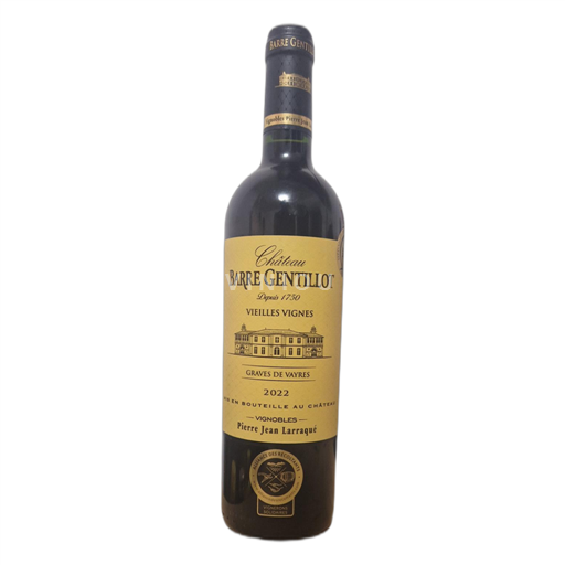 Bordeaux Graves-de-vayres Château Barre Gentillot Vieilles Vignes 2022