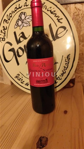 Bordeaux Bordeaux Supérieur Château Nardou Bois Meney Icke årgångsbetecknad