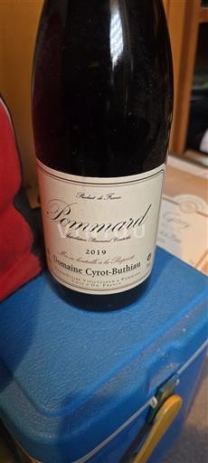 Burgundy Pommard Domaine Cyrot-Buthiau 2019