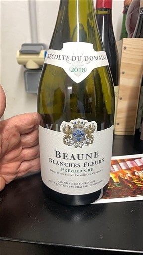 Burgund Beaune Premier Cru Château Meursault Blanches Fleurs 2018