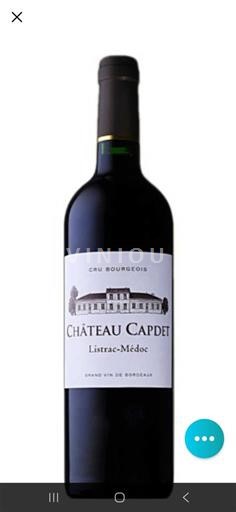 Bordeaux Listrac-Médoc Château Capdet Non-Vintage