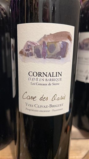 Valais Valais DOP Cave des Oasis Cornalin Élevé en Barrique 2023