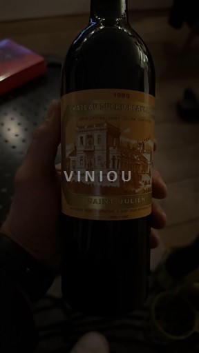 Burdeos Saint-Julien Grand Cru Château Cru-Beaucaillou 1986