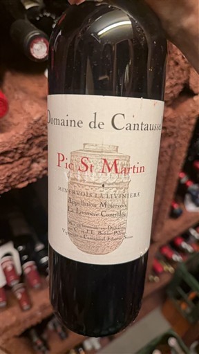 Languedoc Minervois-la-Livinière Domaine Cantausse Pic St Martin 2012