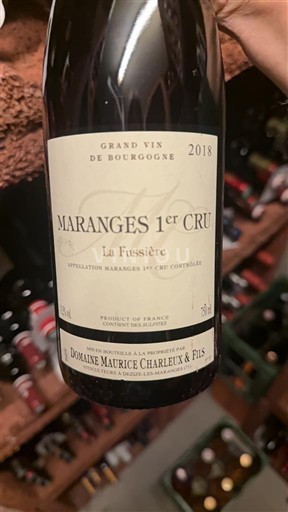 Бургундія Не вказано Premier Cru Domaine Maurice Charleux & Fils La Fussière 2018