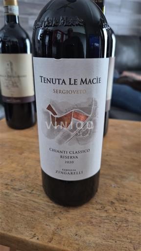 Toscana Chianti Classico Tenuta Le Macie Sergioveto 2020