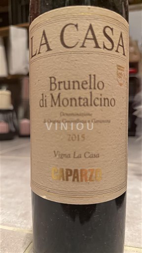 Toskana Brunello di Montalcino Caparzo Vigna La Casa 2015
