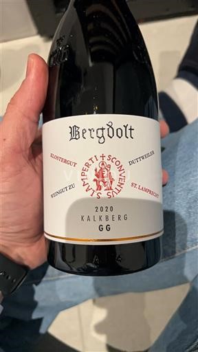 Palatinado Palatinado. Bergdolt Klostergut Kalkberg GG 2020