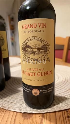 Bordeaux Non specificato Château Haut Guérin 2007
