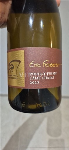 Burgundy Pouilly-Fuissé Eric Forest L'Âme Forest 2023
