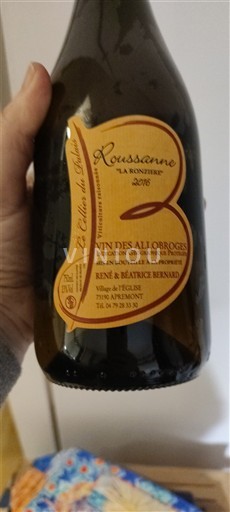 Alpi e Paesi Rodaniani Vini degli Allobrogi Le Cellier du Palais La Ronzière 2016