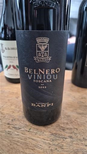 Vinhos Rouge sec BelNero Castello Banfi 2022 Itália Toscana Não especificado DOC