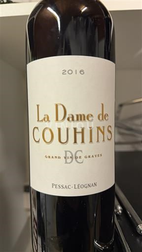 Bordéus Pessac-Léognan Couhins La Dame de Couhins 2016