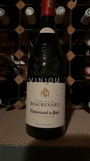 Vini Rouge sec Domaine Beaurenard 2018 Francia Valle del Rodano Châteauneuf-du-Pape AOC