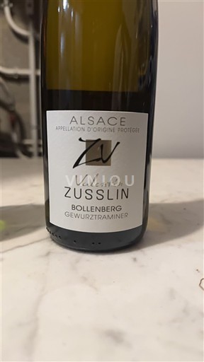 Alsace Valentin Zusslin Bollenberg Gewurztraminer 2019