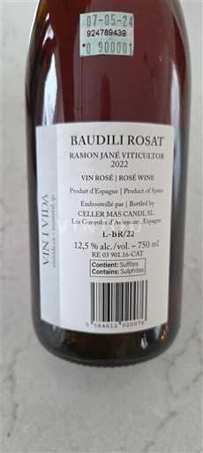 Catalogne Penedès Ramon Jané Baudili Rosat 2022