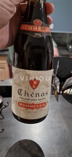 Viner Rouge sec Mommessin 1976 Frankrike Beaujolais Chénas AOC