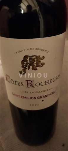 Bordeaux Saint-Émilion Grand Cru Grand Cru Côtes Rocheuses Excellence 2022