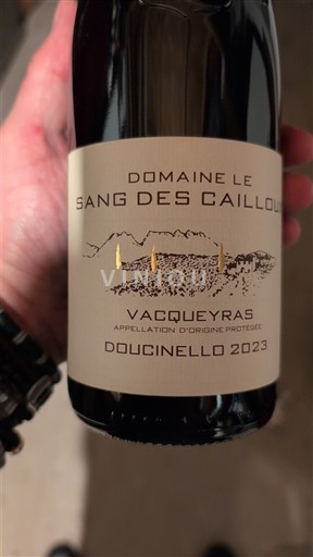 Rona dolina Vacqueyras Domaine Le Sang des Cailloux Douciniello 2023