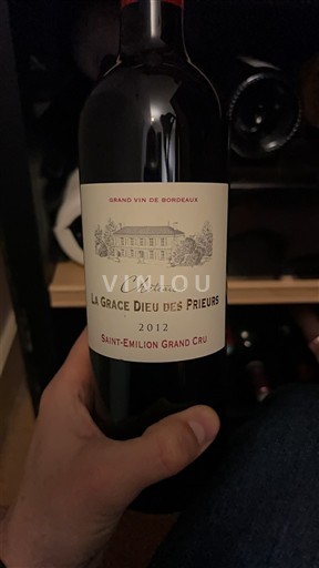Bordeaux Saint-Émilion Grand Cru Grand Cru Château La Grace Dieu des Prieurs 2012